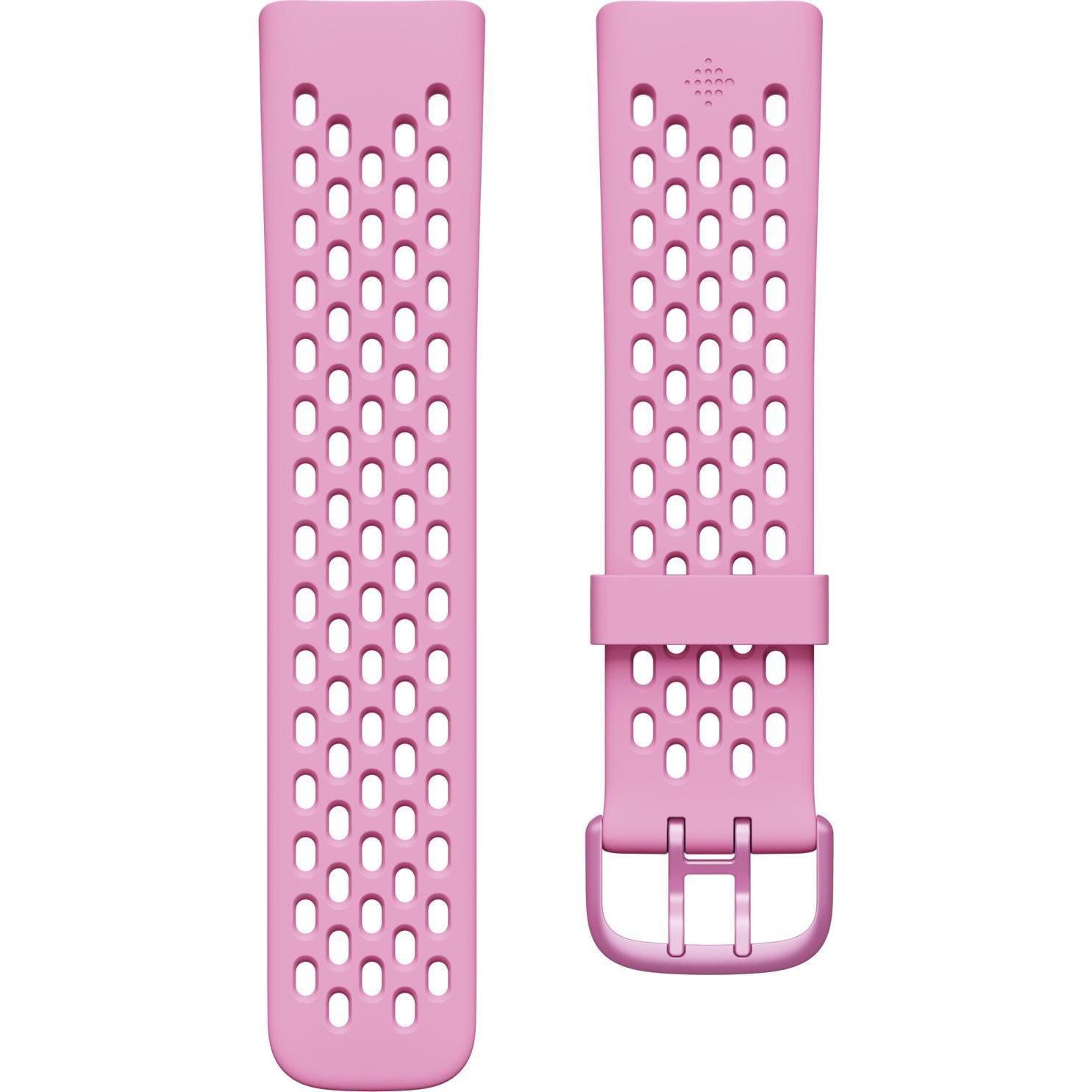Fitbit Charge 5 Sportarmband (Aluminium, Silikon, Fitbit Charge 5), Uhrenarmband, Rosa