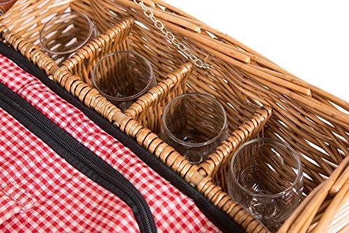 Actual product image EGenuss Handmade picnic basket