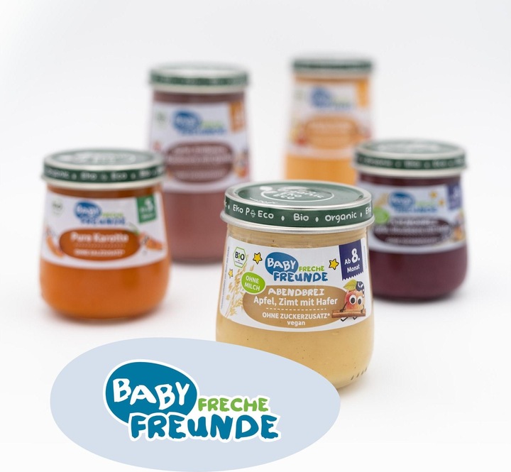 Image du produit Freche Freunde A partir de Ban.Pomme Cannelle 8M (210 g)