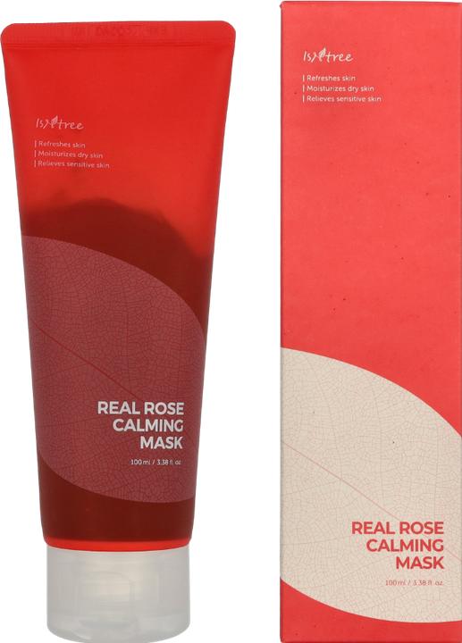 Produktbild Isntree Real Rose Calming Face Mask 3.38 fl. oz. Moisturizing Nourishing and Soothing with 60% Damask Rose W (100 ml)