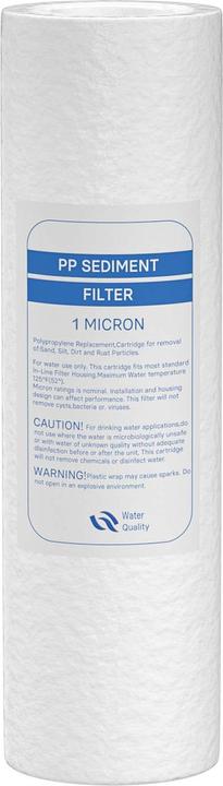 Actual product image Wiltec Naturewater PP Sedimentfilter 10" 254mm 1µ Ersatz Wasserfilter Trinkwasserfilter (1x)