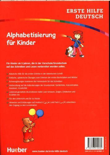 Produktbild Erste Hilfe Deutsch - Alphabetisierung für Kinder (Deutsch, Cornauina, Marian Ardemani, Ulrich Schneider-Struben, 2016)
