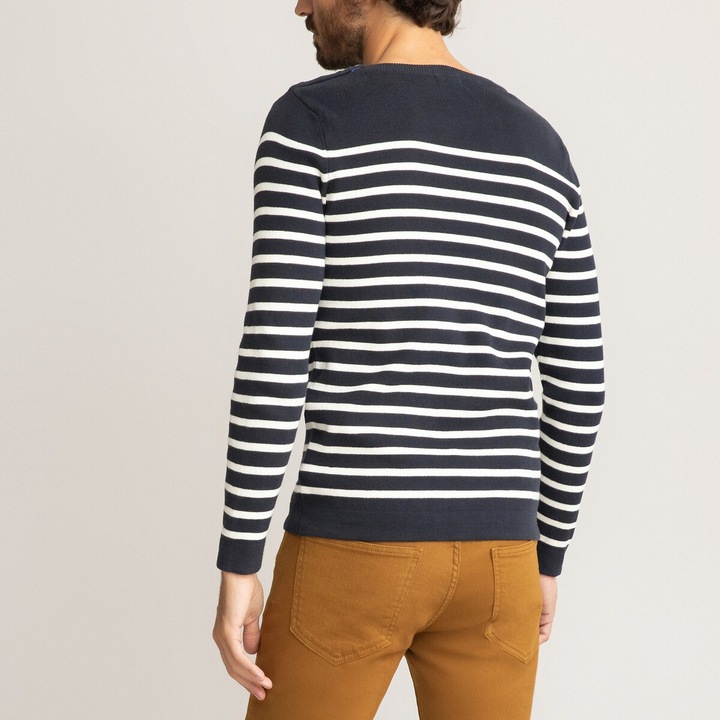 Image du produit La Redoute Collections Pull marin en coton biologique (XXL)