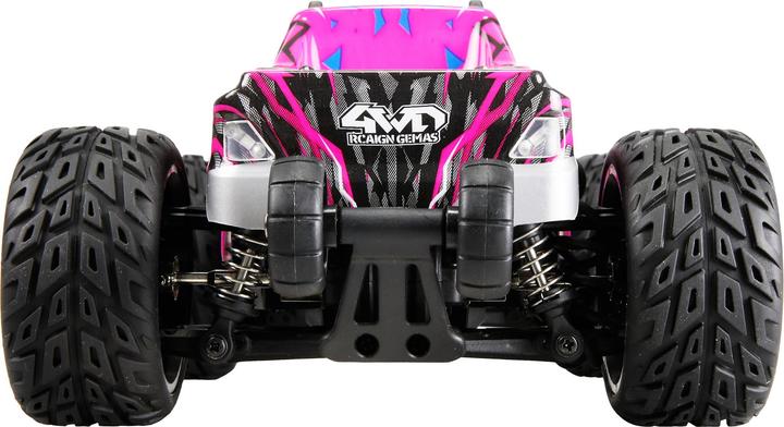 Image du produit Amewi MAX20 Monstertruck Brushed 4WD 1:20 RTR blau/pink (RTR Prêt à fonctionner)