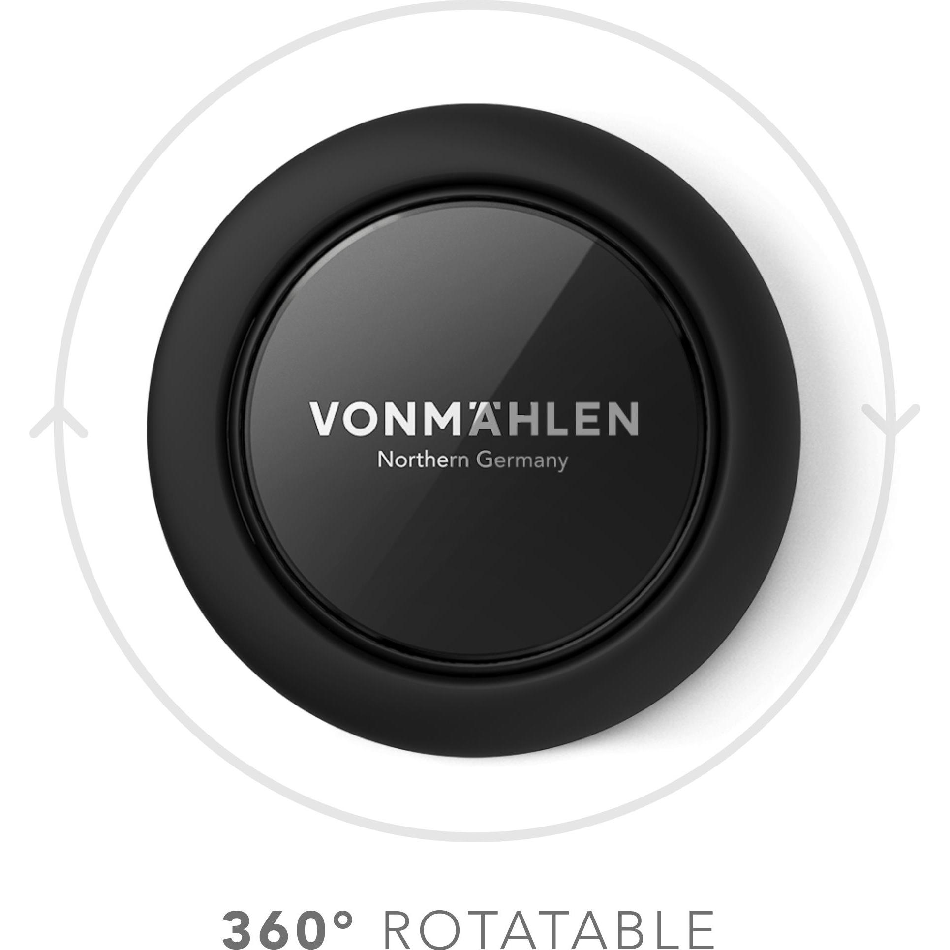 Vonmählen Backflip Pure 3in1 Phone Grip - Black, Smartphone Halterung, Schwarz