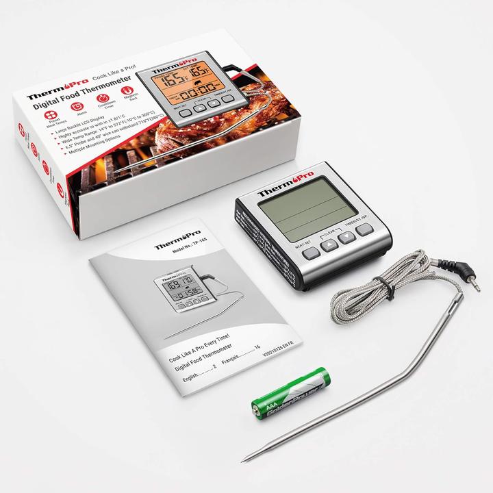 Produktbild ThermoPro Digitales Grill- und Bratenthermometer mit Timer