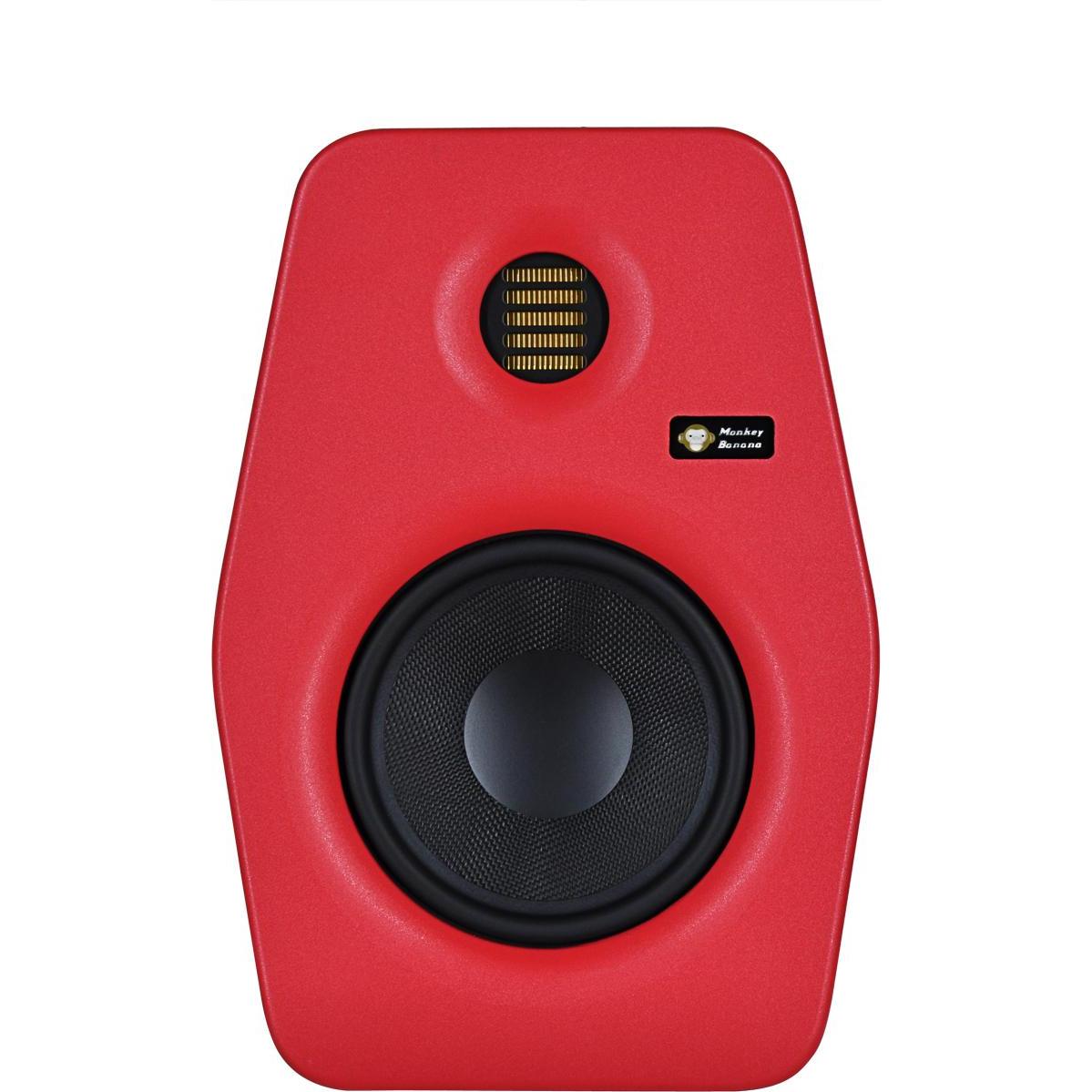 Monkey Banana Baboon 6 (Aktiv, 1 Stk., 1x 80 W), Monitor Lautsprecher, Rot