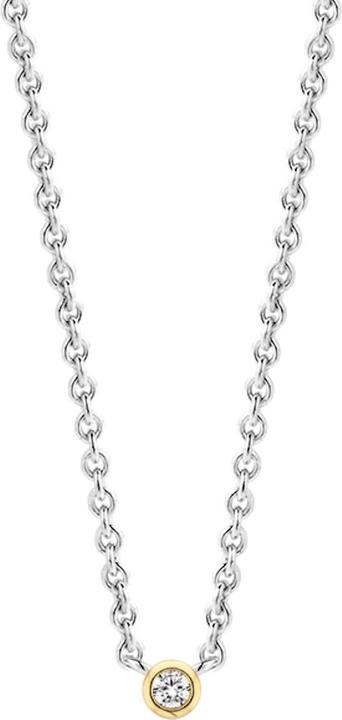 Ti Sento Milano Collier mit Zirkonia vergoldet 3906ZY/42 (925 Sterling Silber, 38 cm)