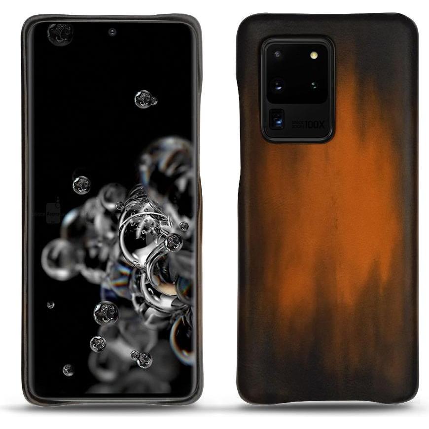 Noreve Lederschutzhülle (Samsung Galaxy S20 Ultra 5G), Smartphone Hülle, Braun