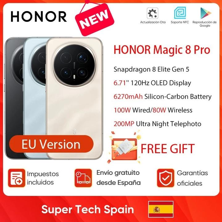 Immagine prodotto Honor Magic8 Pro (1000 GB, Alba Oro, Oro, 6.71", Doppia SIM, 5G)