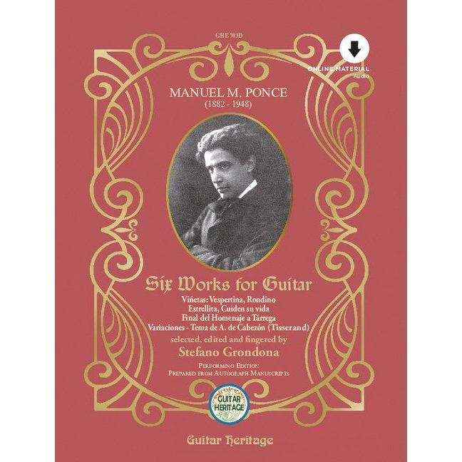 Six Works for Guitar, Fachbücher von Manuel Maria Ponce