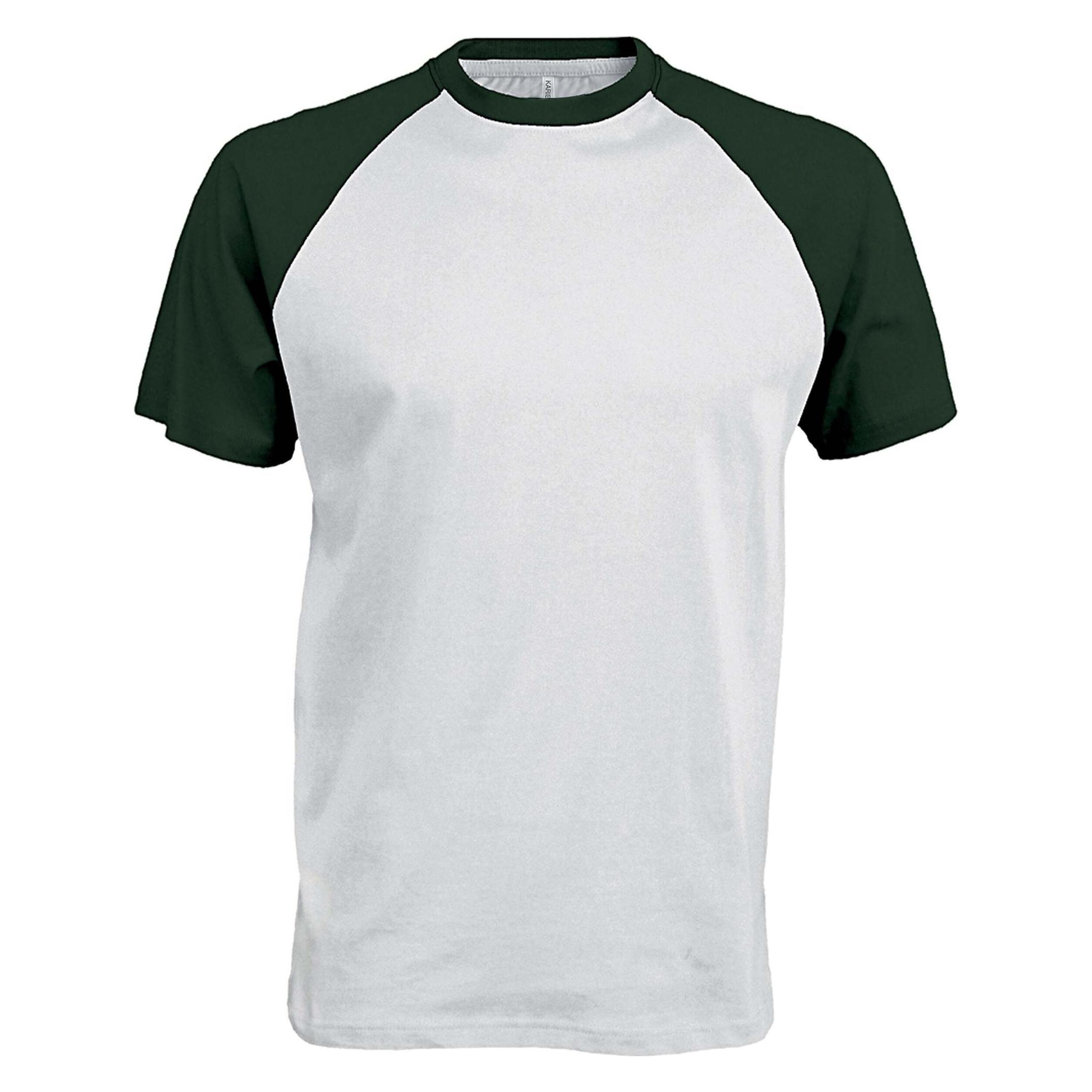 Kariban, Herren, Sportshirt, Base Ball (M), Weiss, M