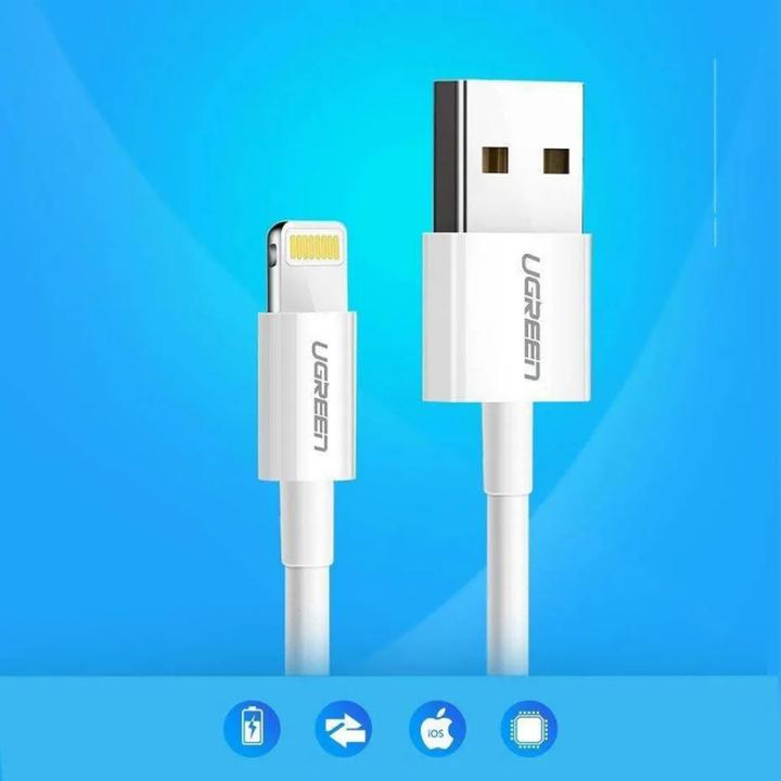 Actual product image Ugreen Lightning to USB-A 2.0 Cable (1 m, USB 2.0)
