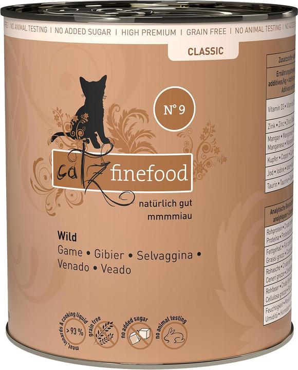 Produktbild Catz Finefood No.09 Wild (Adult, 1 Stk., 800 g)