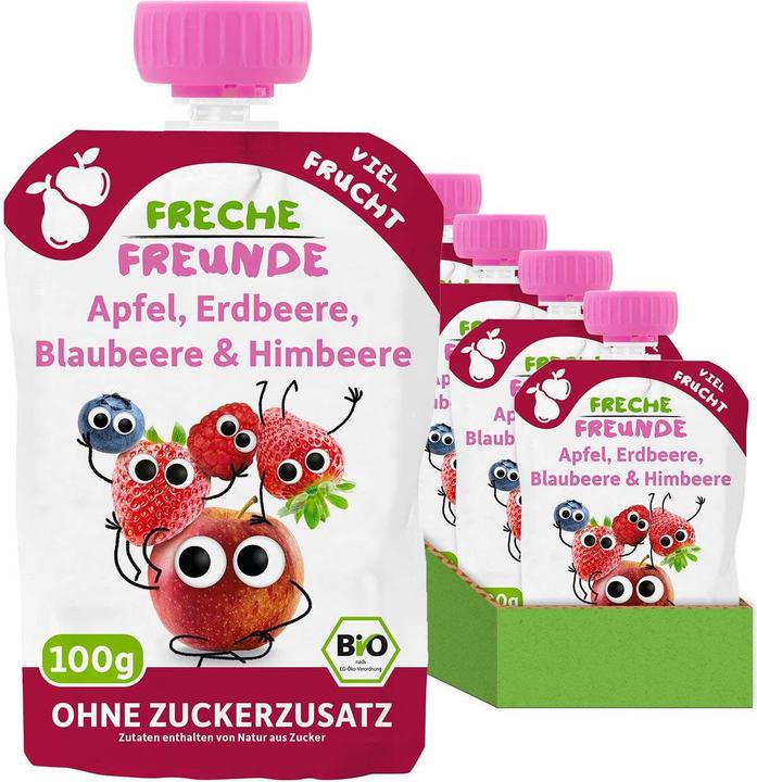 Immagine prodotto Freche Freunde FF Apfe Erdbe Blaub Himb BIO STB (600 g)