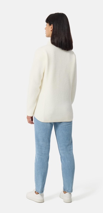 Image du produit Cash-Mere Retro-Fleece-Jacke aus recyceltem Polyester (S)