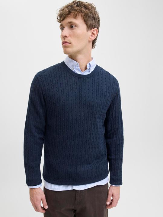Produktbild Jack & Jones Jjeemil Knit Cable Crew Neck Noos (L)