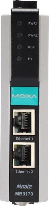 Immagine prodotto Moxa MGATE MB3170-M-SC - Moderno gateway Modbus con 1 porta e 1 100BaseF(X)
