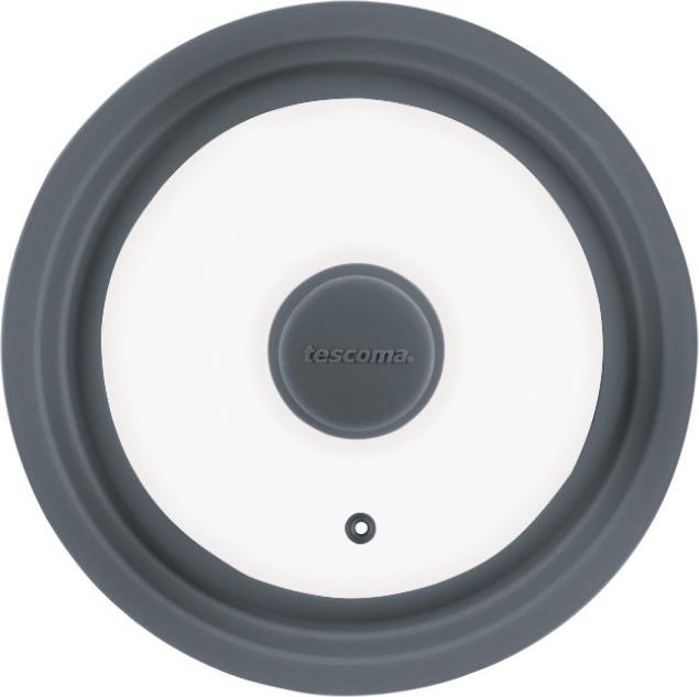 Produktbild Tescoma Unicover Deckel Ø 20, 22, 24 cm Grau (25 cm, Kunststoff, Metall)