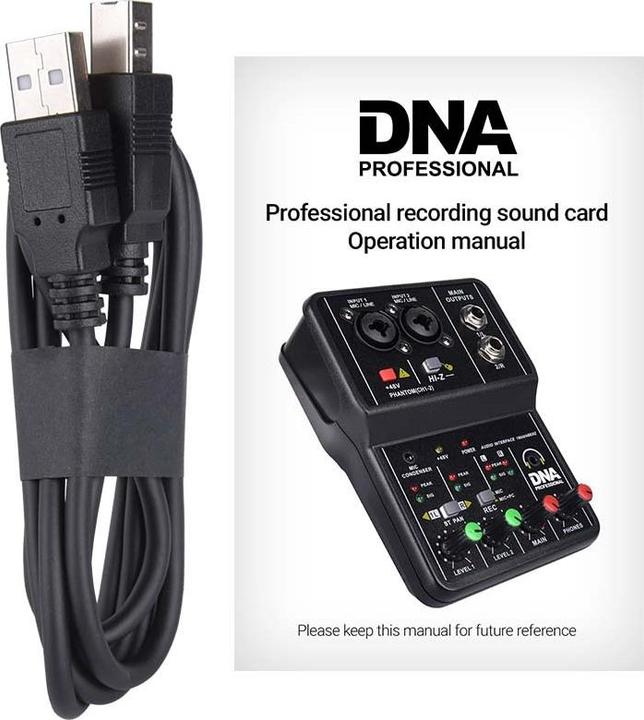 Actual product image DNA MIX 2 - Mikser analogowy 2-kanałowy Hi-Z interfe