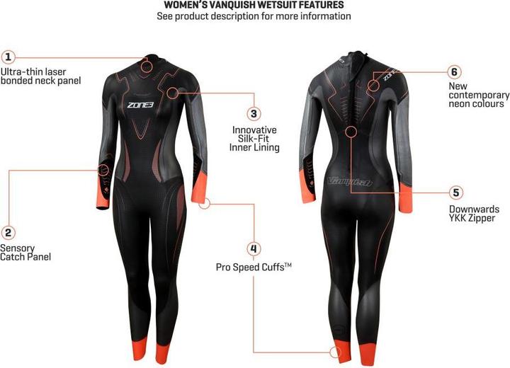 Actual product image Mizuno Vanquish-X Women's Wetsuit (L)