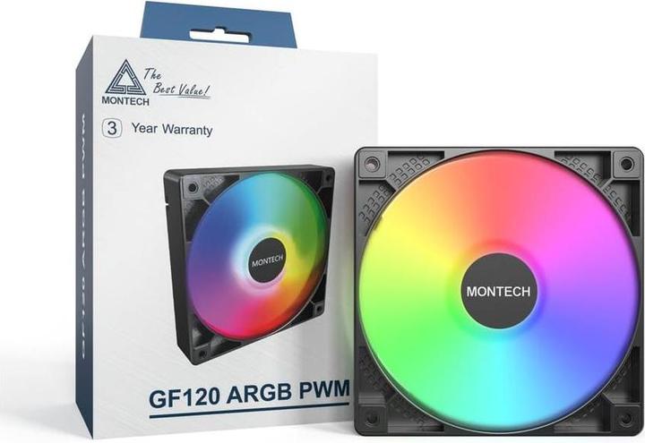 Actual product image Montech RX120 PWM (120 mm, 3x)