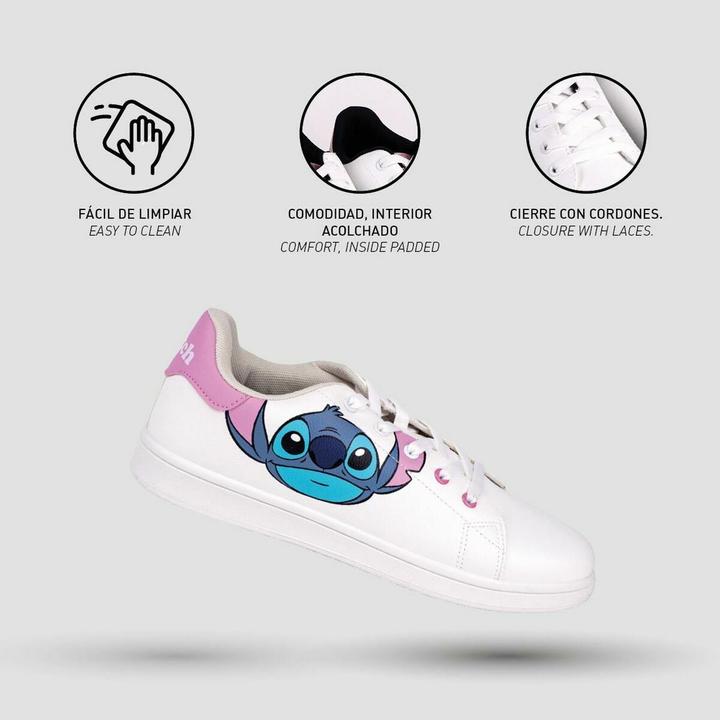 Produktbild Stitch Disney Sneakers, Weiss, 4.5 UK (37)