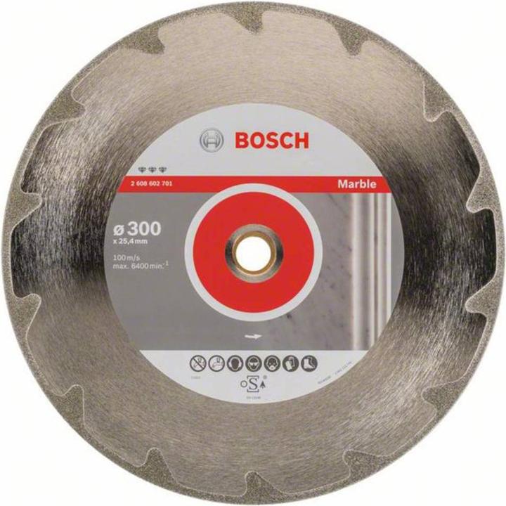 Produktbild Bosch Professional Zubehör PRO Marble Diamanttrennscheibe, 300 x 25,4 mm
