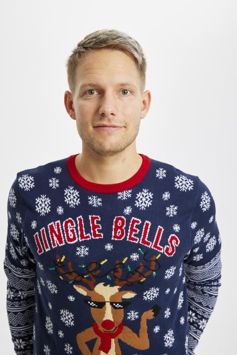 Actual product image Christmas Sweats Jingle Bells LED Sweater (M)