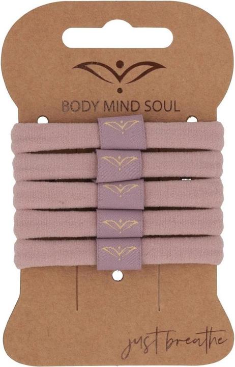 Produktbild Body Mind Soul Haargummi Yoga, Flieder 5 Stück (Haargummi)