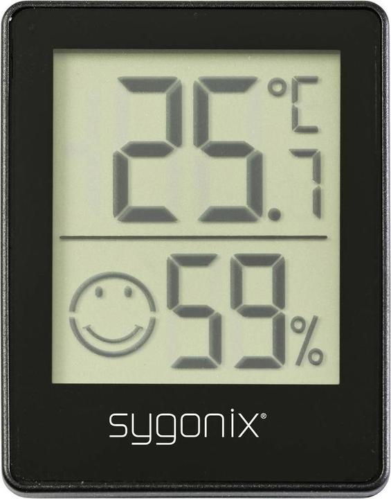 Sygonix Thermo/hygromètre noir