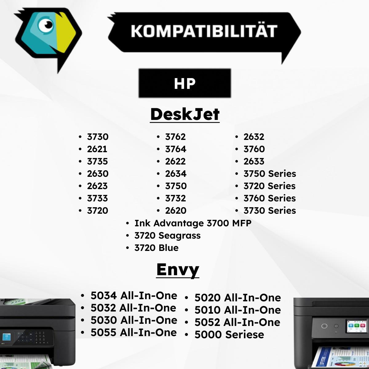 Thumbnail - Inkadoo, Druckerpatrone, Kompatibel zu HP 304 Tintenpatrone (BK)