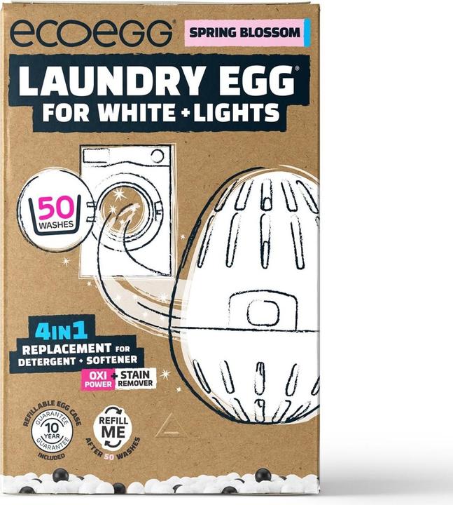 Image du produit Ecoegg L'atelier de blanchisserie pour le blanc - Fresh Linen (50 Cycles de lavage, Pods de lavage)