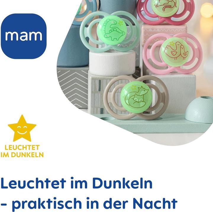 Produktbild Kikkaboo Baby-Schnuller Savanna 0-6 Mon (2 x, ab 16 Monaten)