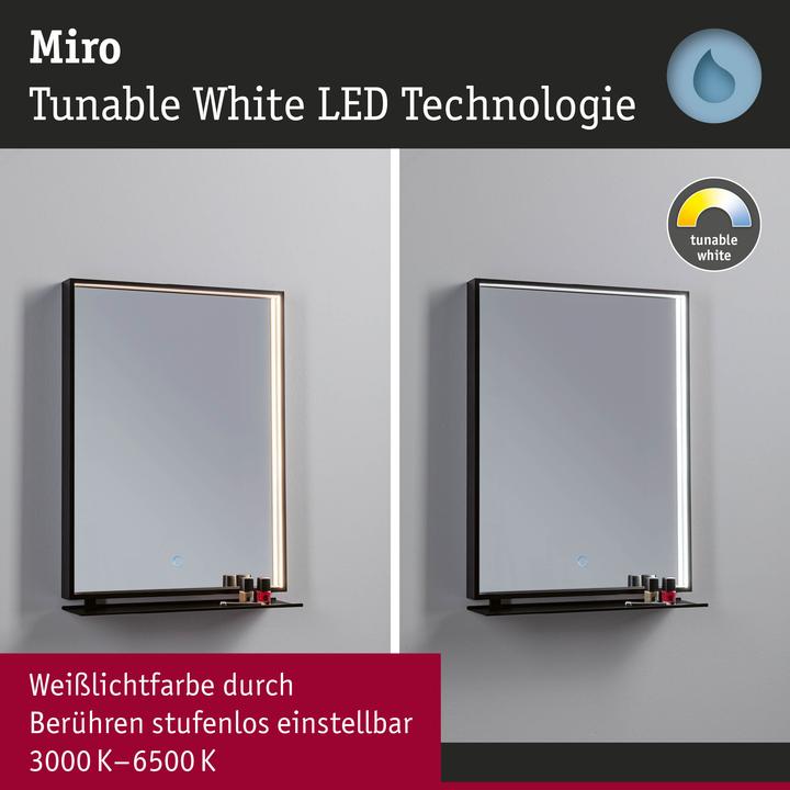 Image du produit Paulmann Lampe à miroir LED PAUL (45 x 62 cm)