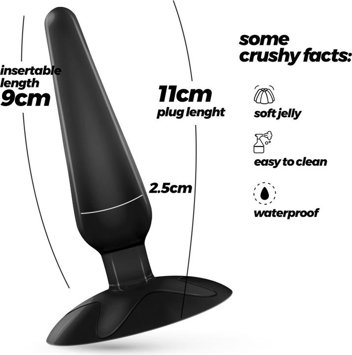 Produktbild Crushious Jolly - Anal Plug - Black