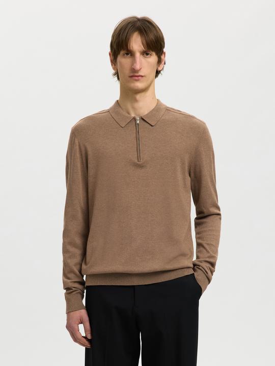 Produktbild Selected Strick Langarm-Poloshirt (M)