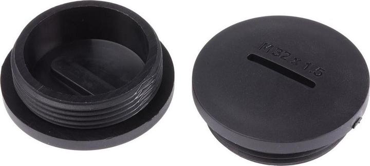 Actual product image RS PRO M32 x 1.5 Blanking Plug, Nylon 66, 31.7mm