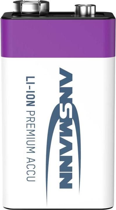 Produktbild Ansmann Premium Rechargeable (1 Stk., 9V Block, 400 mAh)