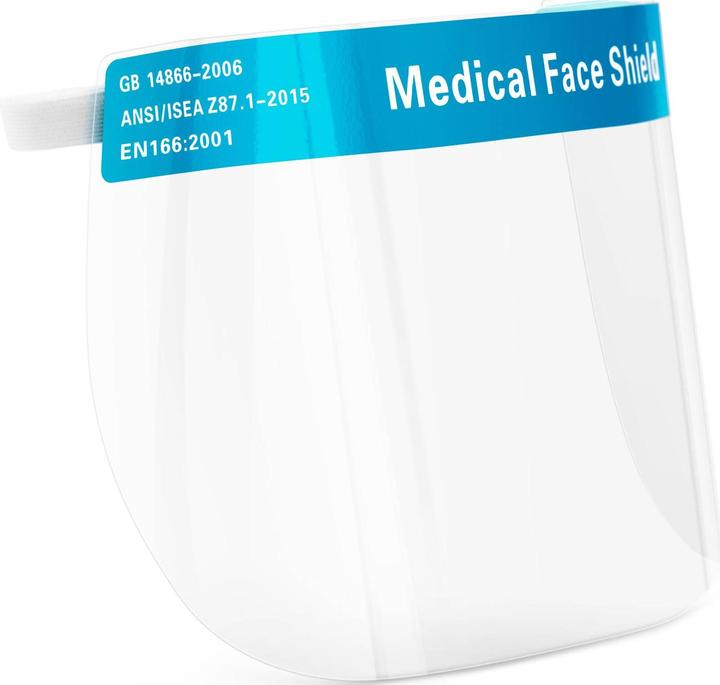 Produktbild MSW 4 x Gesichtsschutz Schutzvisier Visier Augenschutz Gesichtsschutzschirm