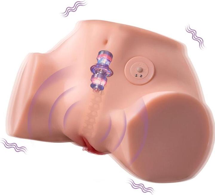 Produktbild Xise - Fennie Shaking Realistischer Multipositions-Masturbator Fãoer Vagina Und Anus Mit Vibration