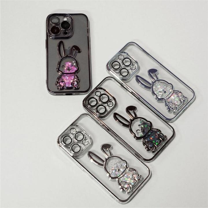 Immagine prodotto iLike iPhone 14 Pro Max Custodia in silicone stampa desiderio coniglio (Apple iPhone 14 Pro Max)