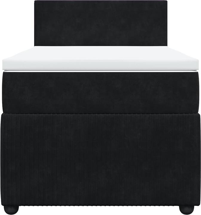 Produktbild vidaXL Bo x springbett mit Matratze 200 x 200 cm Samt (200 x 200 cm)
