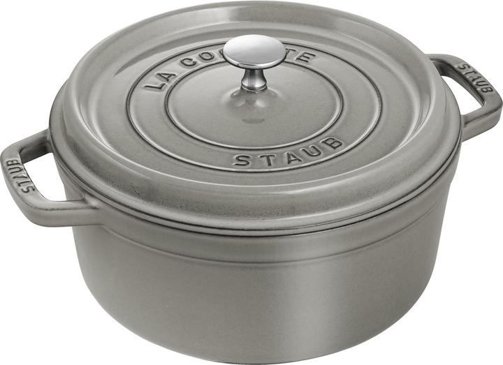 Staub Cocotte (24 cm, Bräter + Schmortopf, Gusseisen)