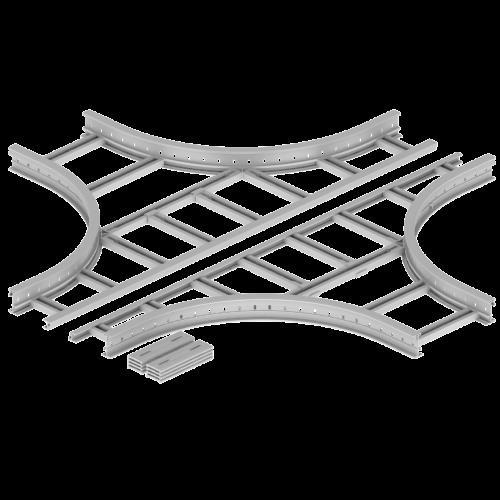 Produktbild Unex 67409-04 Kreuzung 85x400 R600 aus U23X RAL7035 (40 cm)