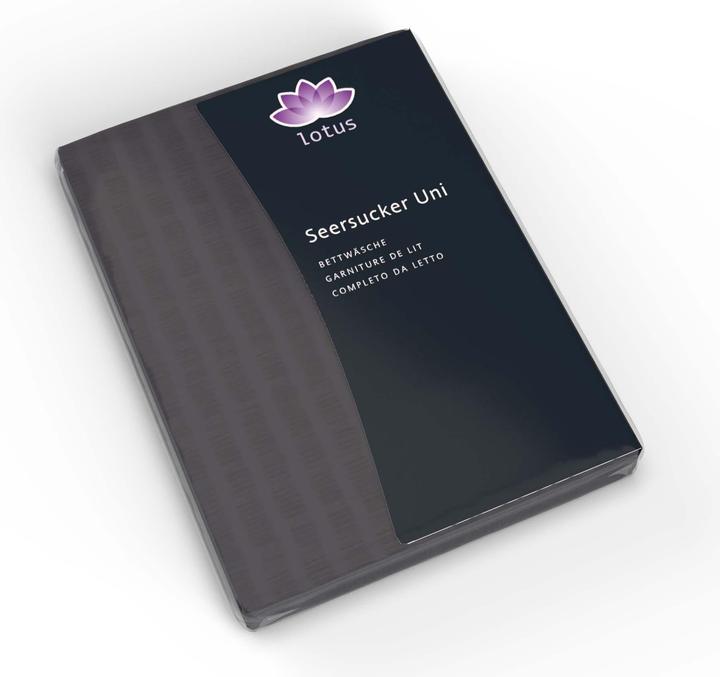 Image du produit Lotus Bettwaren Satin seersucker (Taie d'oreiller, 50 x 70 cm)