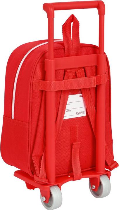 Produktbild Sevilla Fútbol Club Schulrucksack mit Rädern Rot (22 x 27 x 10 cm)