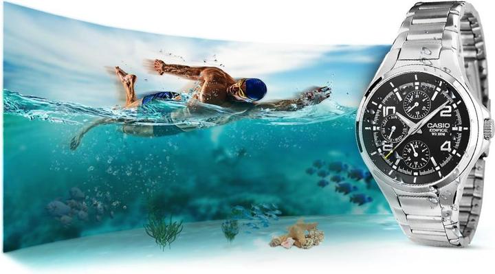 Actual product image Casio Edifice - EF-316D-1AVEG (Analogue wristwatch, 41 mm)