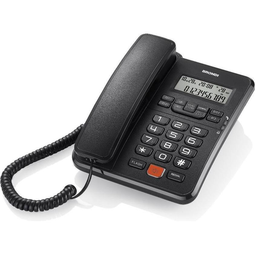 Brondi Scrivania da ufficio, Telefono, Nero