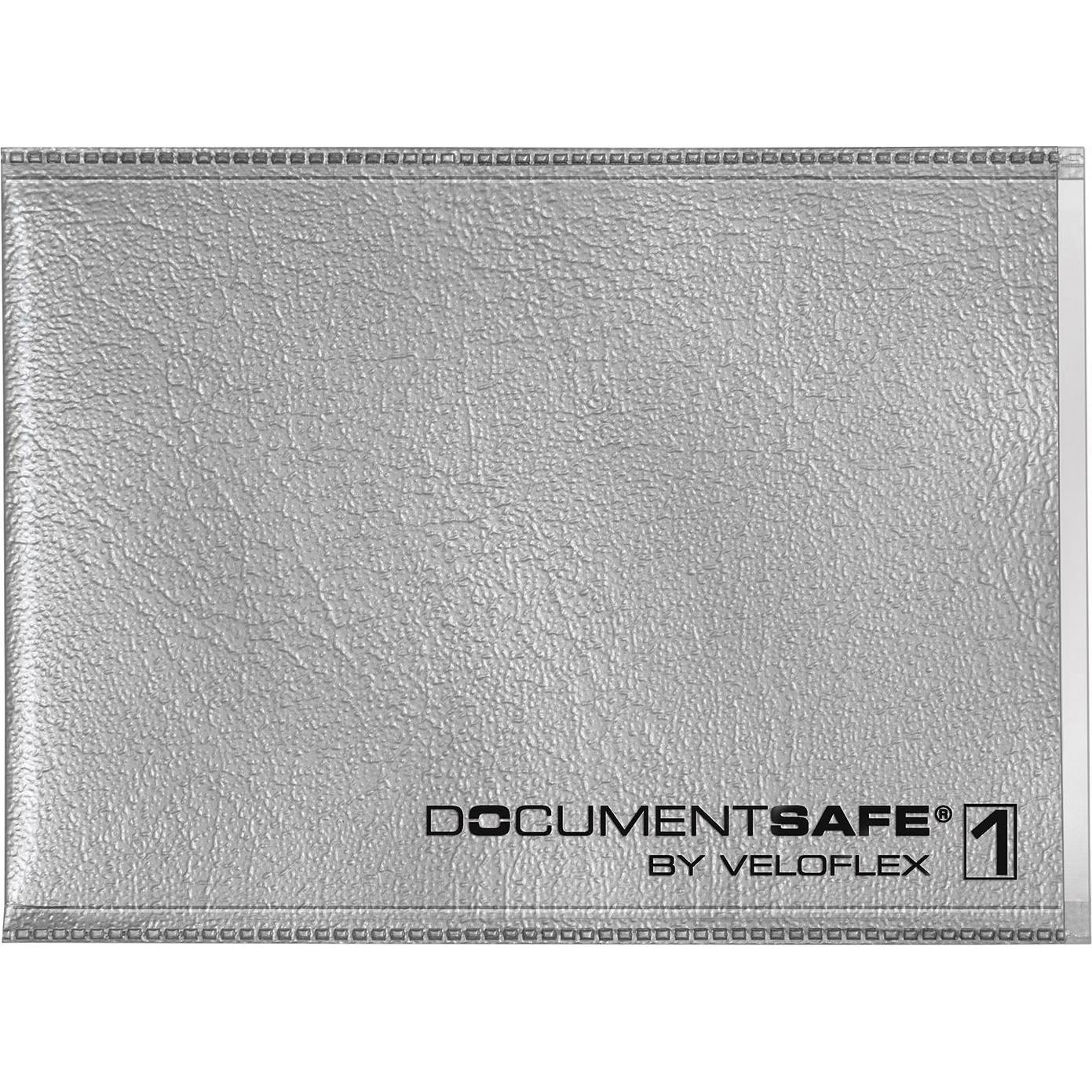Veloflex, Mappe, Ausweishülle Document Safe 1 Werkstoff: Polypropylen, Spezialfolie Farbe: silbergrau (90 x 63 mm, 1 x)